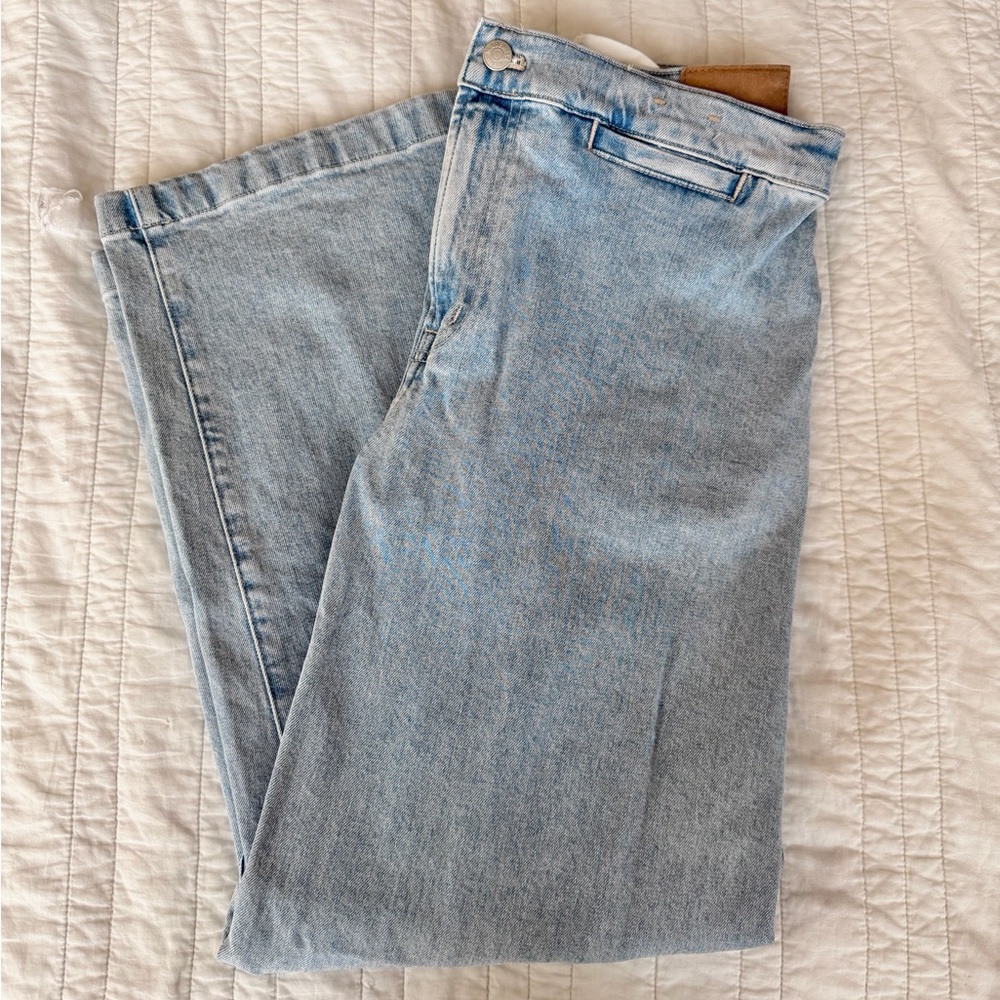 Madewell Emmett Wide-Leg Light Blue Jean